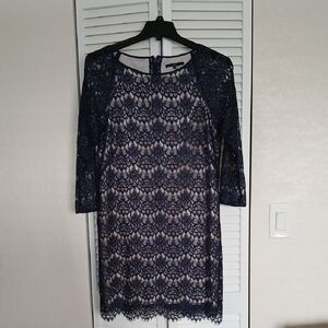 Elegant Long Sleeve Lace Dress